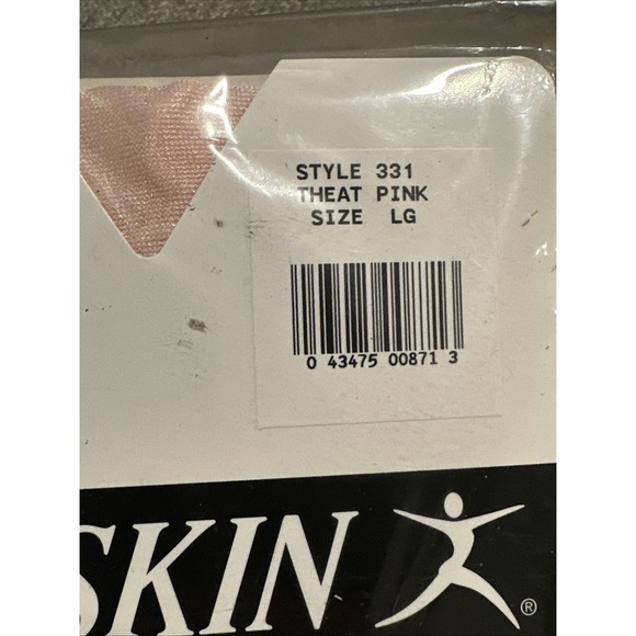 2 Danskin Ultra Shimmery Footed Tights Theat Pink Girl Large Styl 331 Dance Wear - Picture 6 of 9